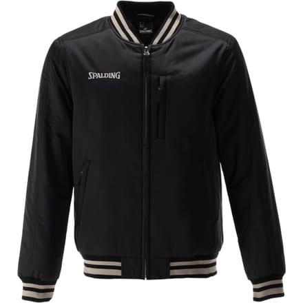 Spalding Logo Bomberjacke Jas Zwart