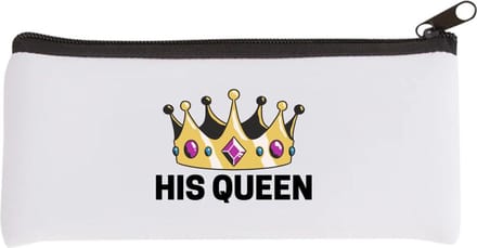 Akyol - his queen Etui - Verjaardag - haar - hem - grappige tekst - 20 bij 9 cm
