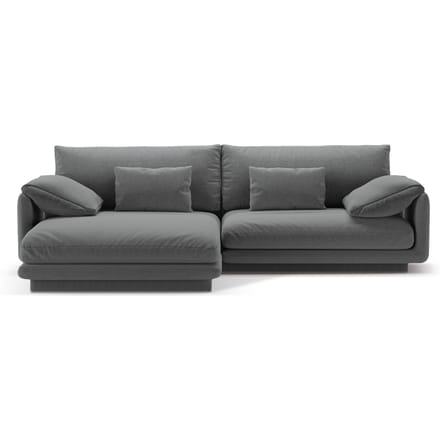4-zits hoekbank Torino links | Micadoni