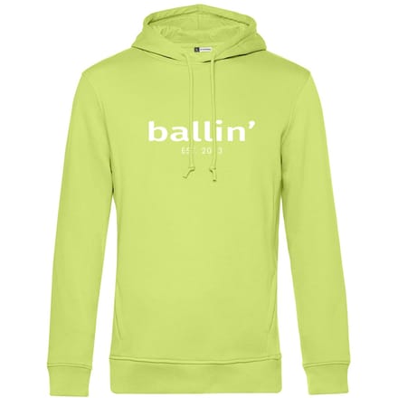 Heren Hoodies met Ballin Est. 2013 Basic Hoodie Print - Groen - Maat S