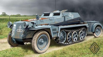 ACE Modelbouwpakket Militaire voertuigen - 72238 Sd.Kfz.252 Armoured Munitions Carrier Plastic - 1:72 - Modelbouw