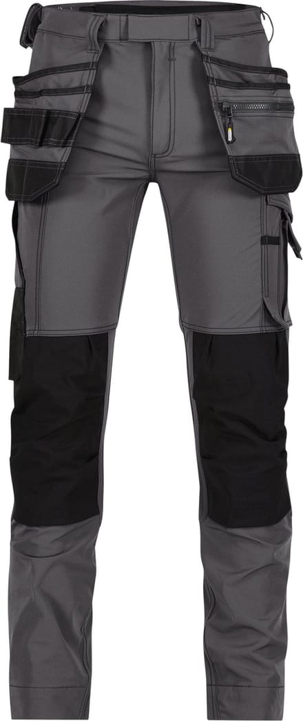 Stretch holsterzakkenbroek met kniezakken