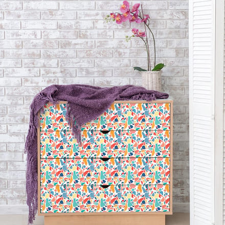 Terrazzo Ankara meubelsticker, 60 x 90 cm
