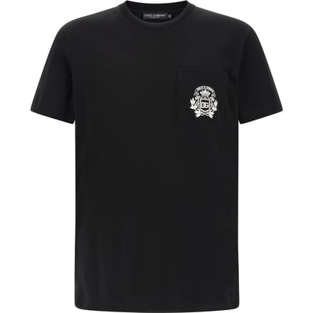 Dolce & Gabbana Zwart Katoenen T-Shirt