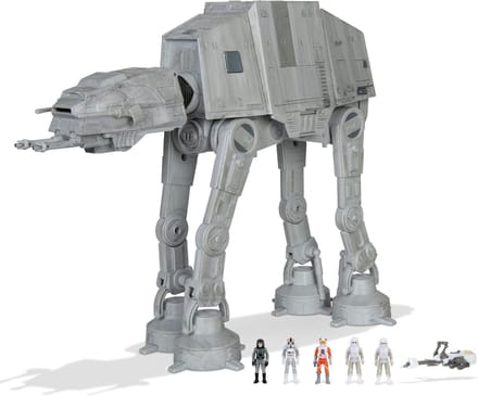 Beeldje met voertuig Jazwares Star Wars Micro Galaxy Squadron Assault Class AT-AT