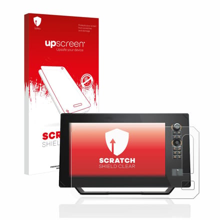 upscreen - Screenprotector voor Humminbird Apex 13 MEGA SI+ - Folie Beschermfolie transparant