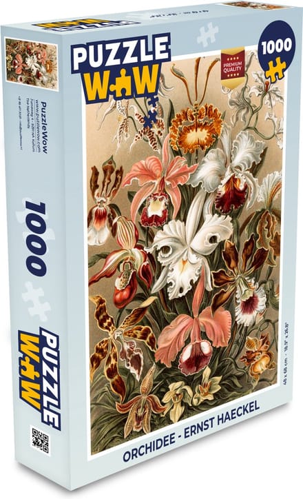Puzzel Orchidee - Ernst Haeckel - Legpuzzel - Puzzel 1000 stukjes volwassenen