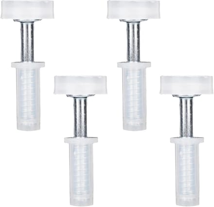 Solidchoice - Set van 4 Vouwdeurbeslag met Top Roller en Scharnier