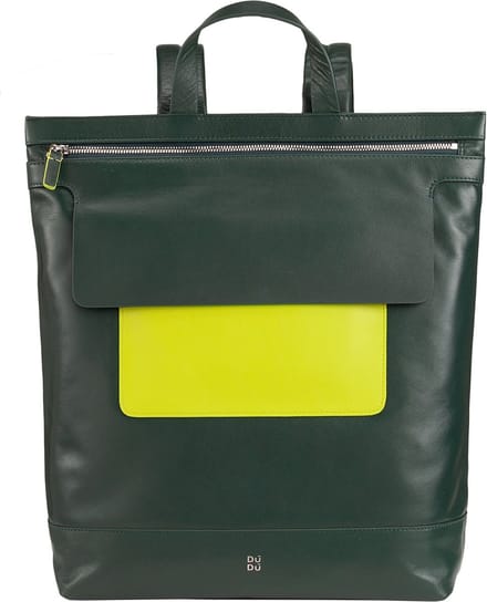 DuDu Oslo Dagrugzak Leder 39 cm - mangrove