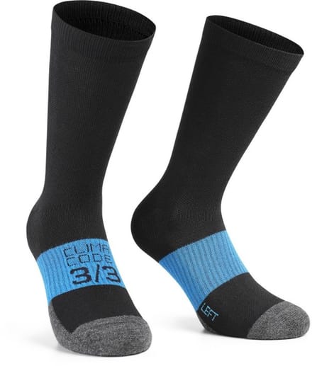 Assos Winter Evo Lange Sokken Zwart EU 35-38 Man