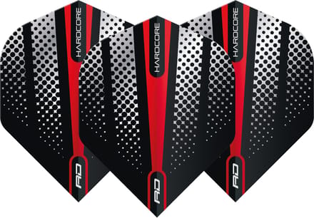 Red Dragon Hardcore Radical Red Flash - Dart Flights