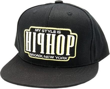 Lauren Rose - Hiphop Bronx - Snapback Pet - One Size - Zwart
