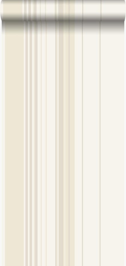 Origin Wallcoverings behang strepen gebroken wit - 53 cm x 10.05 m - 346224