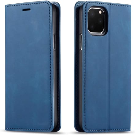Geschikt voor Apple iPhone 11 Pro Bookcase | Blauw | Pasjeshouder | Portemonnee hoesje