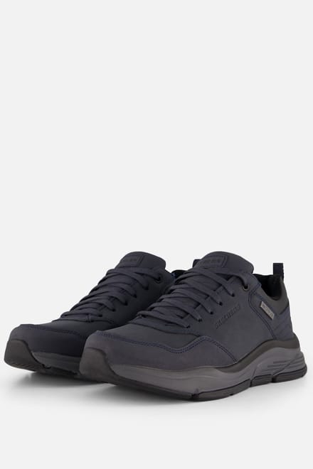 Skechers Bengao - Hombre Heren Veterschoenen - Navy