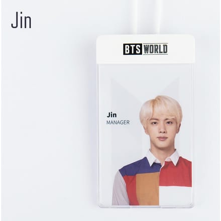BTS WORLD Officiële BTS Manager Kaartset Jin beige