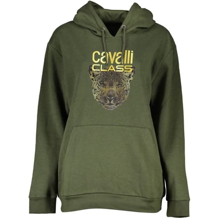 Leopard Hoodie Legergroen