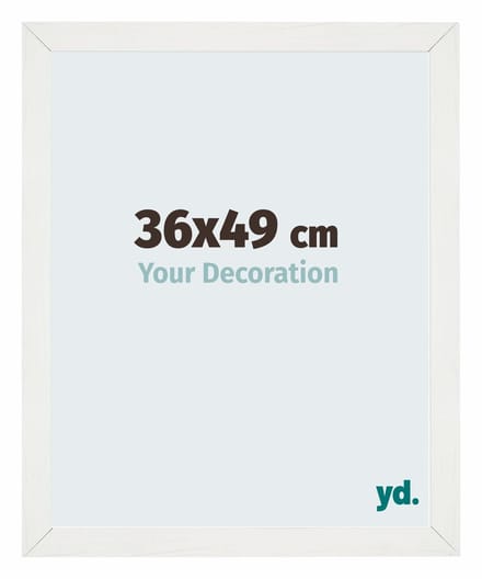 Your Decoration - Fotolijst 36x49 cm - MDF - Wit Geveegd - Mura