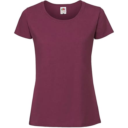 Dames-T-shirt Fruit of the Loom Ringspun Premium