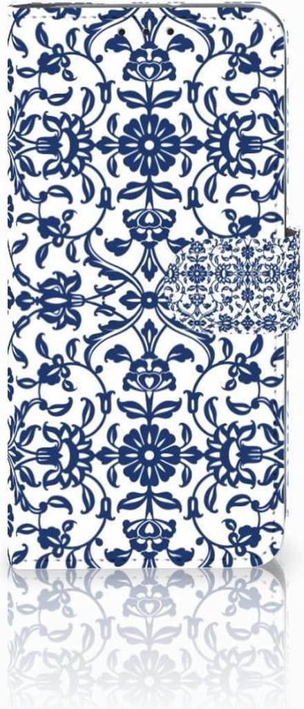 Motorola Moto G7 Power Hoesje Flower Blue