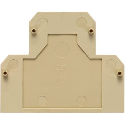 Weidmuller DK4 Aansluitblok Eindplaat Beige - 0359260000 [5 Stuks]