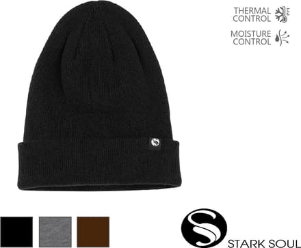 Gebreide muts - Fleece voering - Zwart - Maat One Size