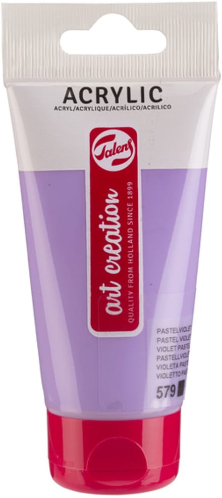 Acrylverf tac 579 pastelviolet tube 75ml | 3 stuks