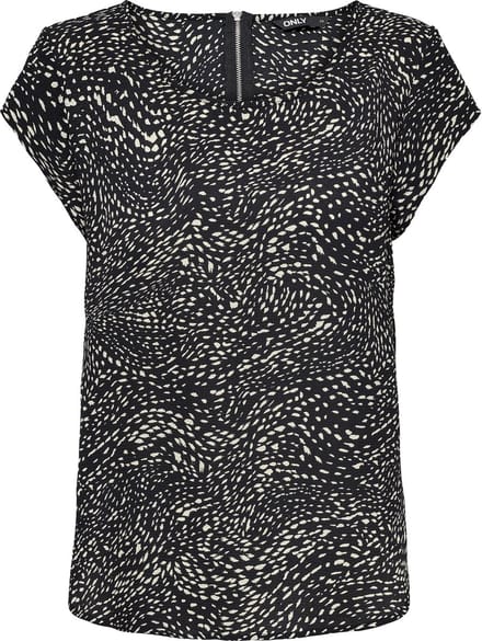 ONLY ONLVIC SS AOP TOP NOOS PTM Dames T-shirt - Maat 34