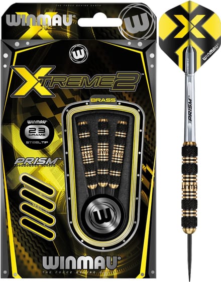 Winmau Xtreme2 - 2 Brass - Dartpijlen