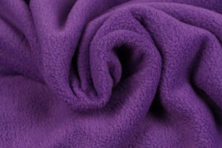 10 meter fleece stof - Paars - 100% polyester