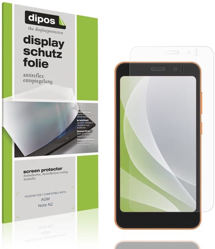 dipos – 4x Matte Beschermfolie geschikt voor AGM Note N2 | Krasbestendige & antireflecterende Screenprotector Ultra-Thin
