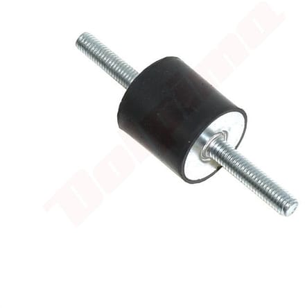 Trillingsdemper passend op UNI MM 25x25mm M6x28/M6x28/60