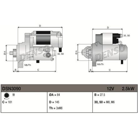Starter DENSO DSN3090