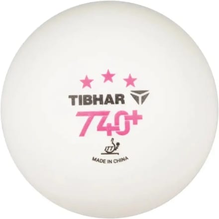 Tibhar Tafeltennisballen T40 Training box van 6 3* - Wit - Ping Pong Ballen