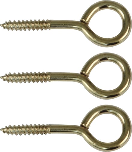 AMIG Schroefogen - 45x - staal - 40 mm - goud - DHZ ijzerwaren - bevestigingsmaterialen - A merk