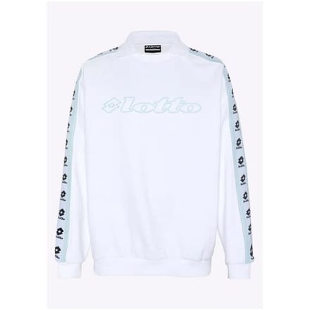 Lotto herensweatshirt 1325016 Trainingspullover Loose Fit Wit