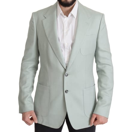 Dolce & Gabbana Groene Kasjmier Heren Blazer Heren Jacket
