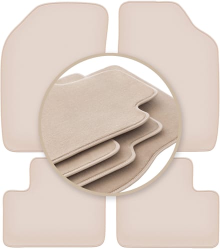 PREMIUM beige matten voor: Lancia Ypsilon I hatchback 1996-2003