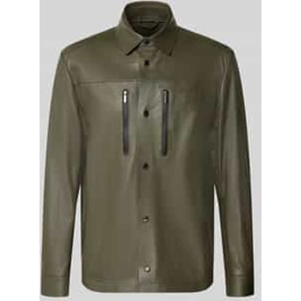 regular fit leren jack van echt lamsleer model 'LH_PS SPIRIT70 ST' - Porsche x BOSS