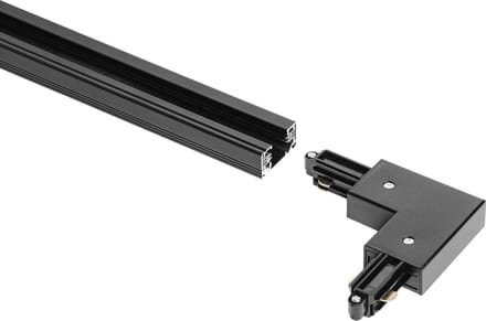LEDVANCE TRACKLIGHT 9-Â° hoekconnector, zwart, optioneel