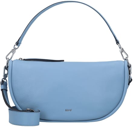 abro Schoudertas Leather Dalia Hobo Bag Willow Light Blue / Fairy Lichtblauw
