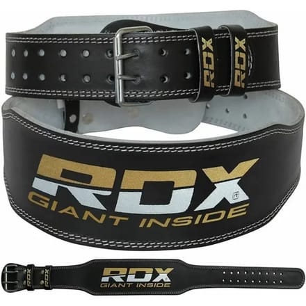RDX Sports Gym Lederen Gewichtenhef Riem