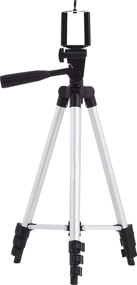 Tripod Smartphone Statief Camera Tripod Verstelbaar Met Telefoon Houder 102 cm - Zwart