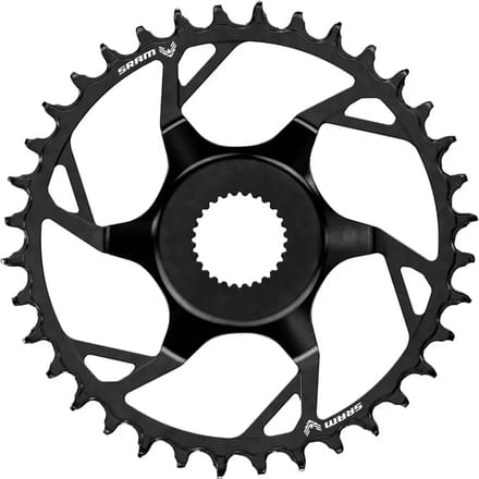 Sram T-type Cl55 Bosch Generation 4 Dm Kettingblad Zilver 38t