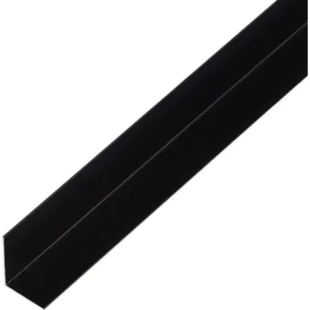 Alberts Hoekprofiel - Aluminium Zwart - 30x30x1,3mm 2m