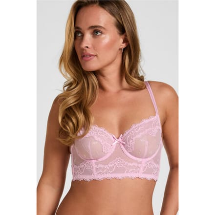 Hunkemöller Niet-Voorgevormde Beugel Longline Bh Camellia Roze
