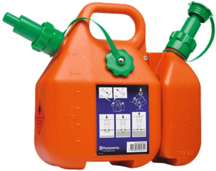 Husqvarna Combi Serie - Jerrycan - 6L+2,5L - Overloopbeveiliging - Vervangbare Doppen