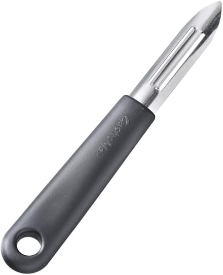 Aardappelschiller GastroMax, zwart/roestvrijstaal