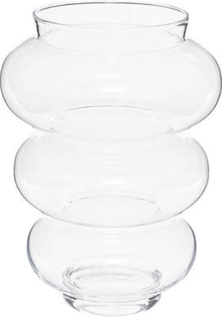 Atmosphera Matali dubbele vaas Ø26xH35cm - Lichtgroen - 2 in 1