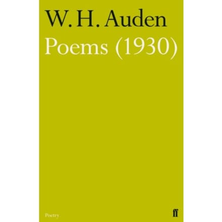 Poems (1930) - W.H. Auden